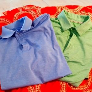 Men's Walter Hagen size small polo shirts three button pocket worn one time each